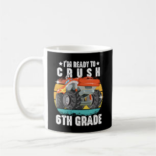 Mug Je suis prêt à écraser la 6e année mignonne à l'éc
