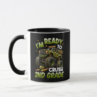 Mug Je suis prêt à écraser le camion monstre de 2e ann