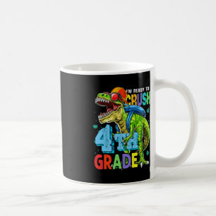 Mug Je suis prêt à écraser le dinosaure de 4e année de