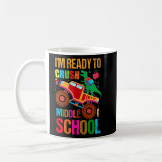 Mug Je suis prêt à écraser le Monster Truck Din du col