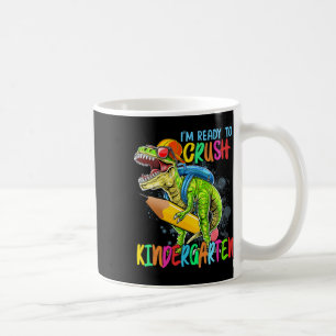 Mug Je suis prêt à écraser le T Rex Dino de la materne