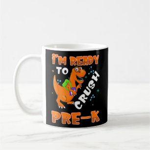 Mug Je suis prêt à écraser Pré K Dinosaur Garçons Enfa