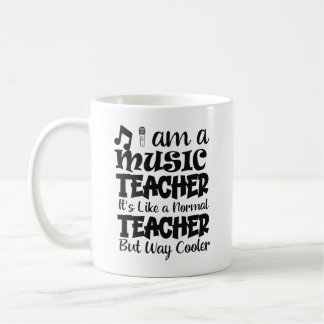 Mug Je suis professeur de musique Cool