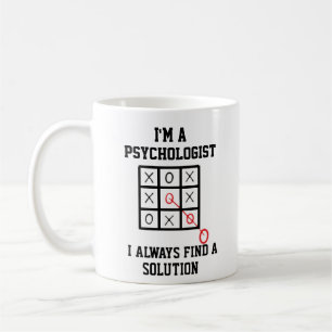 Mug Je Suis Psychologue Je Trouve Toujours Une Solutio
