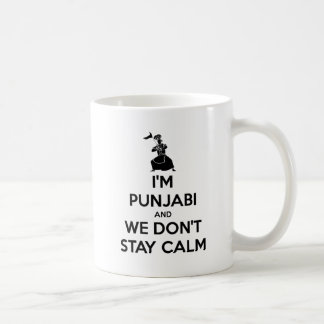 Mug Je suis Punjabi et nous ne gardons pas le calme