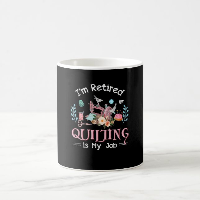 Mug Je Suis Retraité Quillit Est Mon Travail (Centre)