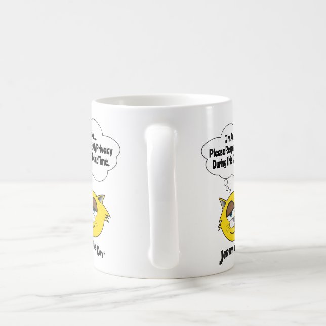 Mug Je suis réveillé S'il vous plaît respecter ma vie  (Poignée)