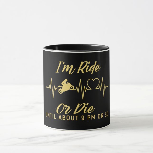 Mug Je suis Ride or Die Drôle de Moto (Centre)