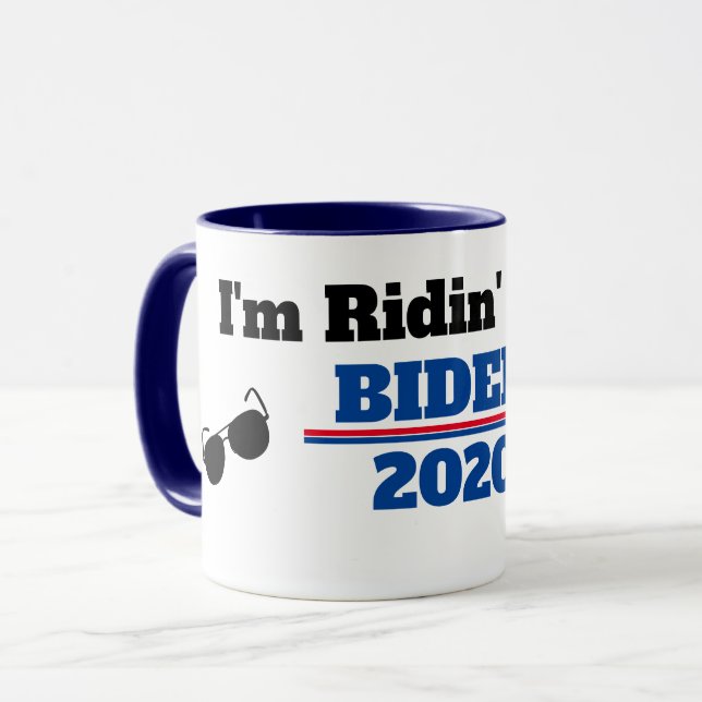 Mug Je suis Ridin' avec Biden en 2020 (Devant gauche)