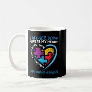 Mug Je suis sa voix elle est mon coeur je porte du ble