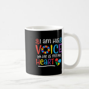 Mug Je Suis Sa Voix Il Est Mon Coeur Sensibilisation s