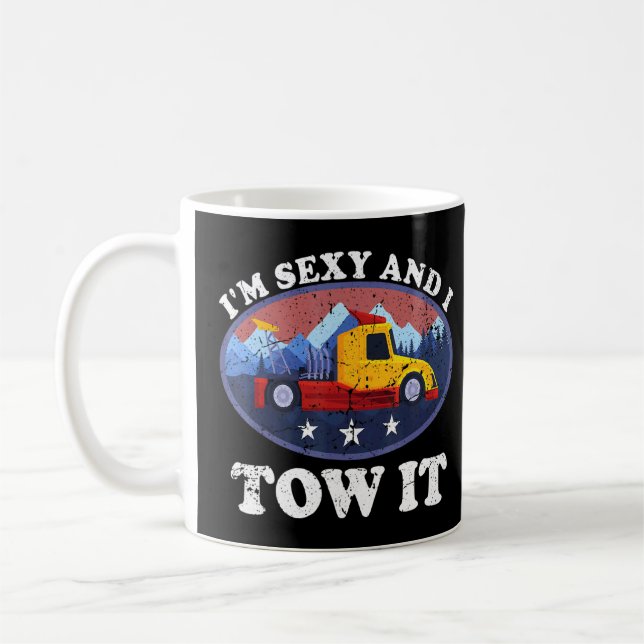 Mug Je Suis Sexy Et Je L'Ai Tow Flated Conducteur De C (Gauche)