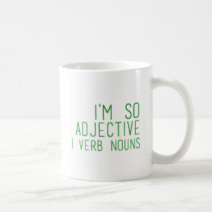 Mug Je suis si adjectif - Drôle