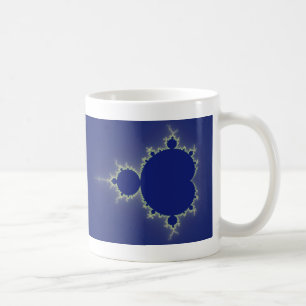 Mug Je suis si bleu - fractale