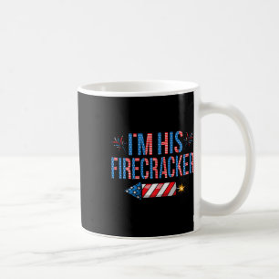 Mug Je suis son pétard 4 juillet mignon Coup de Corres