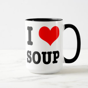 MUG JE SUIS SOUP (AMOUR) -> J'ADORE LA SOUPE