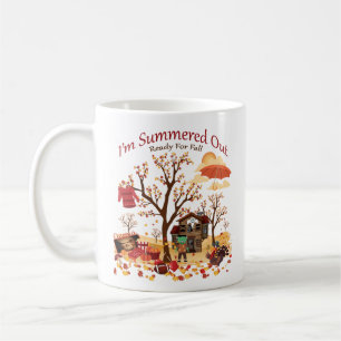 Mug Je suis Summered prêt pour l'automne - paysage