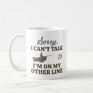 Mug Je suis sur mon autre ligne