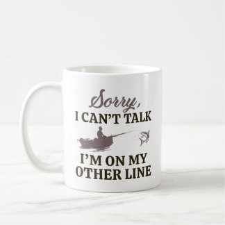 Mug Je suis sur mon autre ligne
