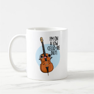 Mug Je suis sur un régime de violoncelle faible-rié am