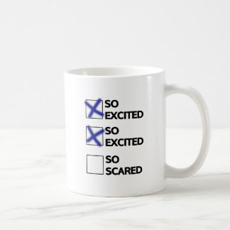 Mug Je suis tellement excité, je suis tellement excité