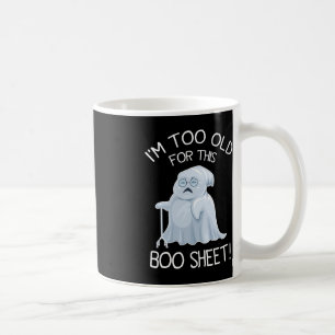 Mug Je suis trop vieux pour cette feuille de livre Laz