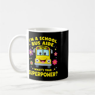 Mug Je suis un aide d'autobus scolaire drôle de rentré