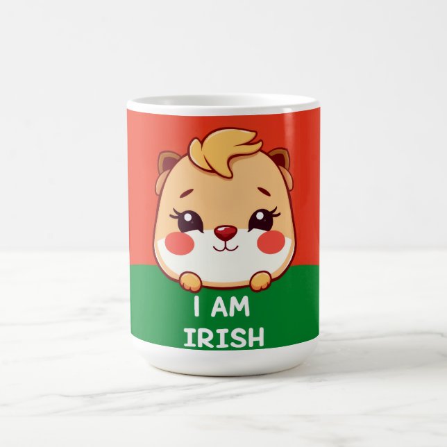 Mug Je suis un animal mignon irlandais (Centre)