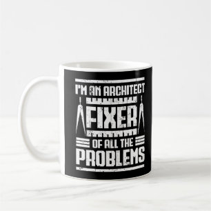 Mug Je suis un architecte réparateur de tous les probl
