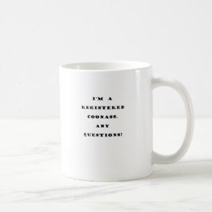 Mug Je suis un connard enregistré