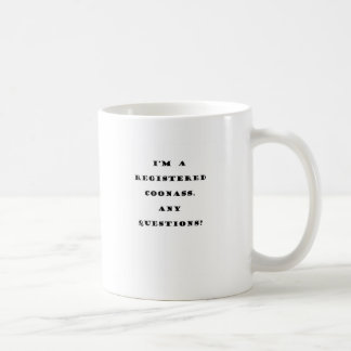 Mug Je suis un connard enregistré