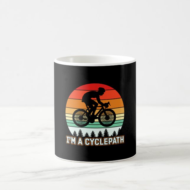 Mug Je Suis Un Cyclepath Vélo Bicycle Drôle (Centre)