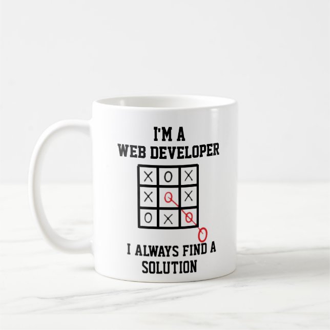 Mug Je Suis Un Développeur Web Je Trouve Toujours Une  (Gauche)