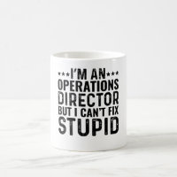 Je suis un directeur des opérations, mais je ne pe