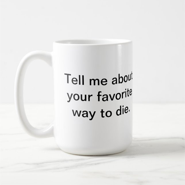 Mug Je suis un écrivain (Gauche)