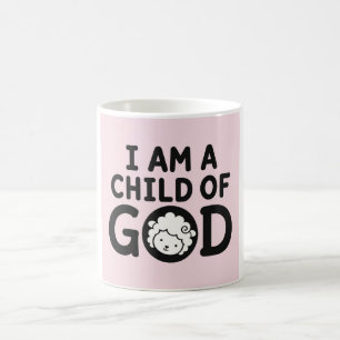 Mug JE SUIS UN ENFANT DE DIEU Cadeau de Baby Shower