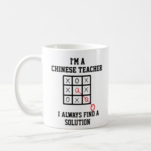Mug Je Suis Un Enseignant Chinois Je Trouve Toujours U (Gauche)