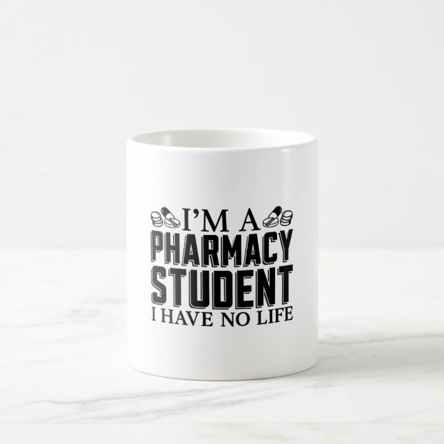 Mug Je suis un étudiant en pharmacie Technicien techni (Centre)
