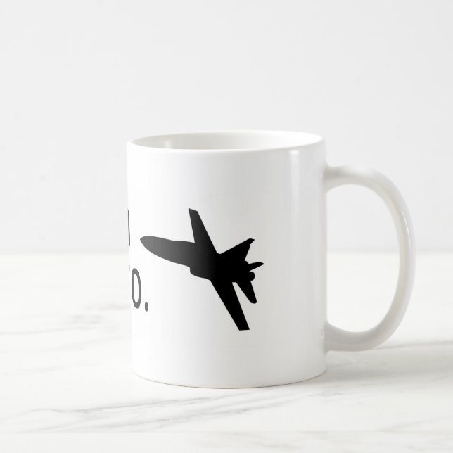 Mug Je suis un F-18, bro (Droite)