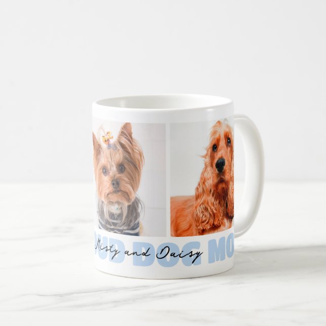 Mug Je suis un Fier Chien Maman Personnalisé 3 Photo C (Devant droit)