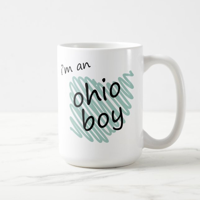 Mug Je suis un garçon de l'Ohio (Droite)