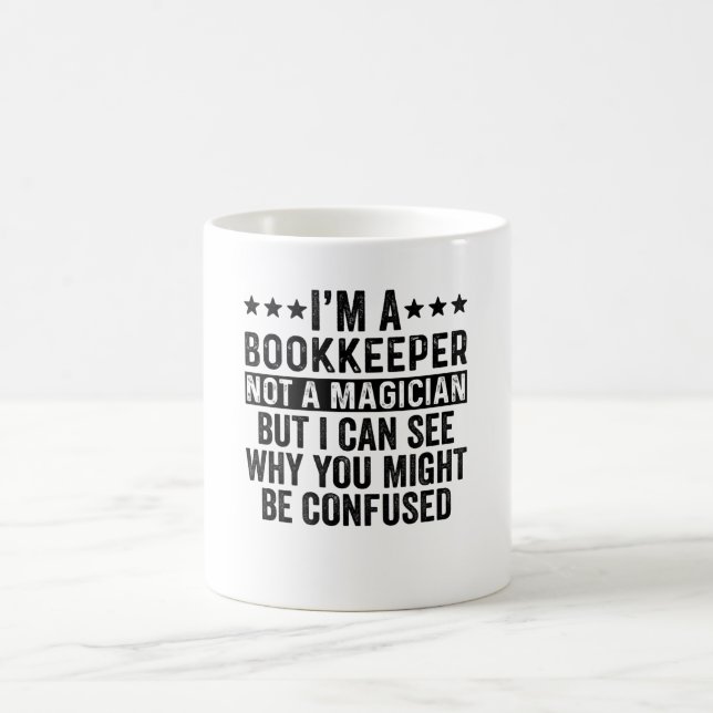 Mug Je suis un gardien de livres pas un magicien drôle (Centre)