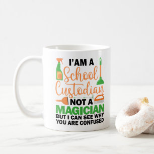 Mug Je suis un gardien d'école Cool Citation sarcasiqu