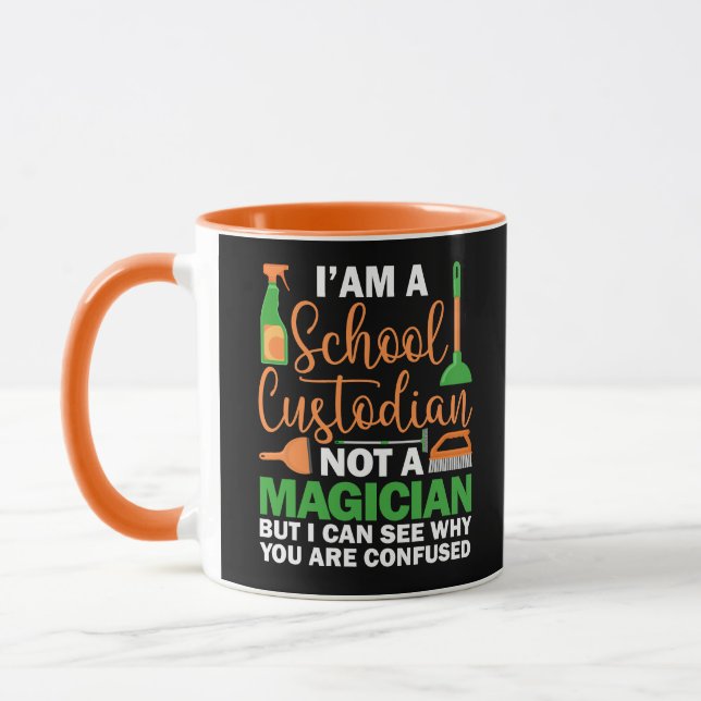 Mug Je suis un gardien d'école, pas un magicien (Gauche)