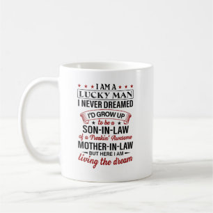Mug je suis un homme chanceux que je n'ai jamais rêvé 