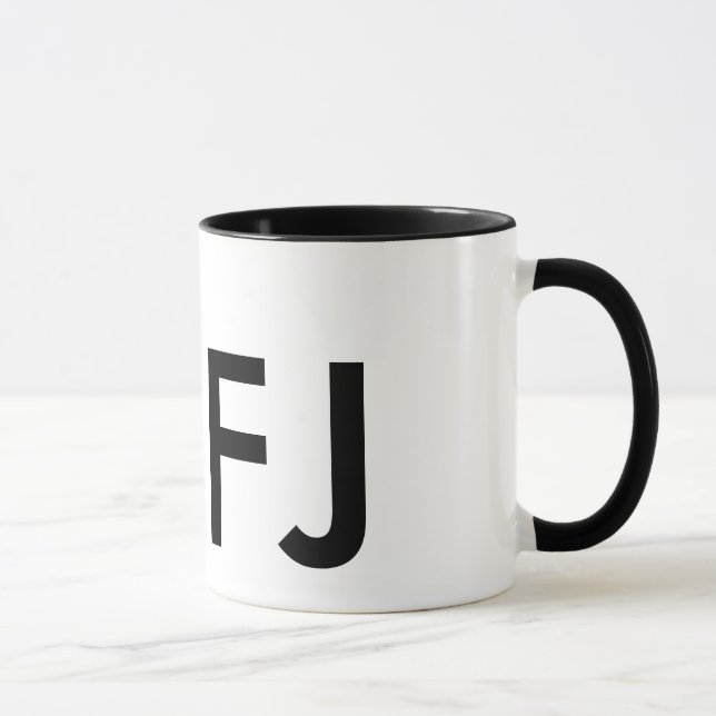 Mug Je suis un INFJ - Type de personnalité (Droite)
