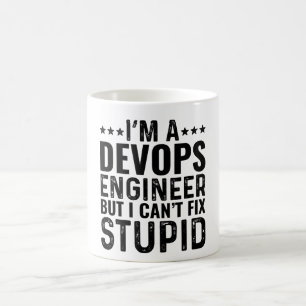 Mug JE SUIS UN Ingénieur Devops Mais Je Ne Peux Pas Ré