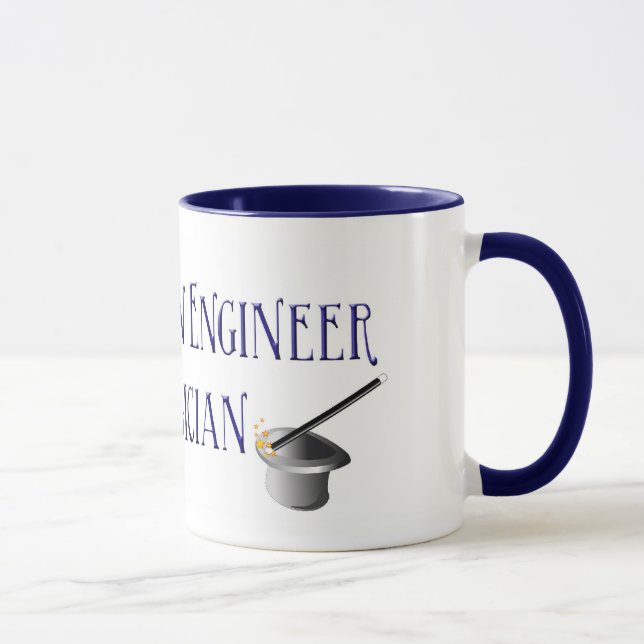 Mug Je suis un ingénieur pas un magicien (Droite)