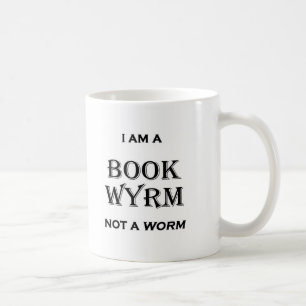 Mug Je suis un livre Wyrm pas un ver