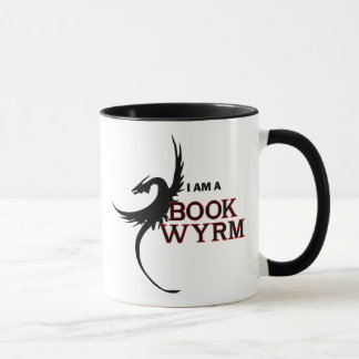 Mug Je suis un livre Wyrm (un côté imprimé)